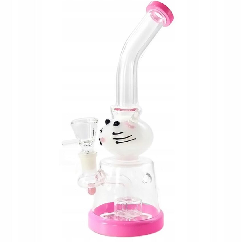 BONGO-szklane-ROZOWE-KOT-KITTY-z-FILTRACJA-26-cm-14-5-mm